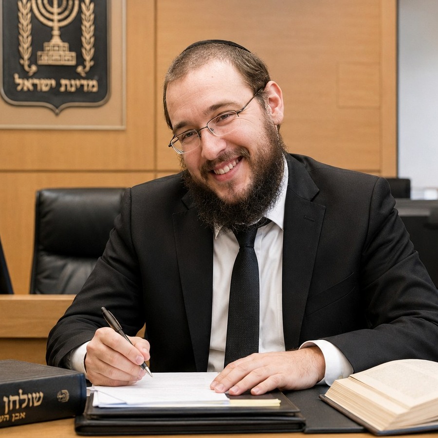 הרב יצחק דן גרונברגר בפגישה מקצועית
